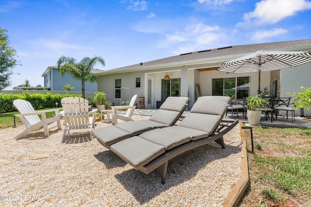 75 Trailmark Ct, Ormond Beach, FL 32174 - view of patio with an outdoor living space