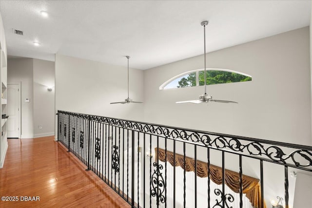 36 Allenwood Look, Ormond Beach, FL 32174 - hallway with wood finished floors and baseboards