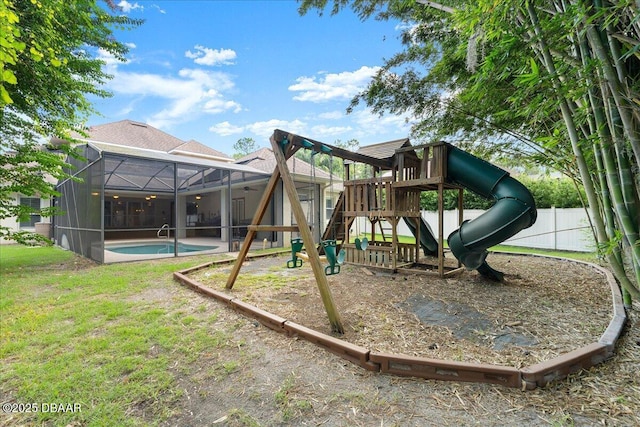 36 Allenwood Look, Ormond Beach, FL 32174 - view of play area with glass enclosure