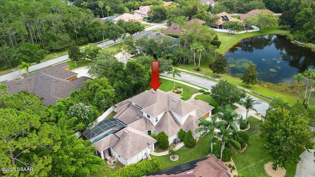 36 Allenwood Look, Ormond Beach, FL 32174 - aerial perspective of suburban area with a large body of water