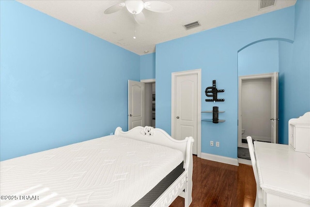 36 Allenwood Look, Ormond Beach, FL 32174 - bedroom featuring dark wood-style floors and ceiling fan