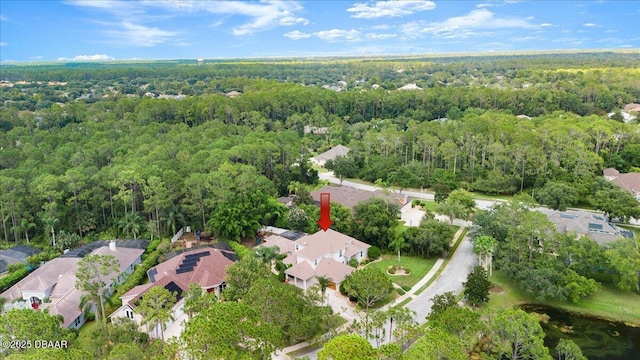 36 Allenwood Look, Ormond Beach, FL 32174 - aerial view of property's location featuring a heavily wooded area and nearby suburban area