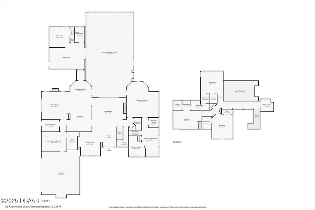 36 Allenwood Look, Ormond Beach, FL 32174 - view of home floor plan