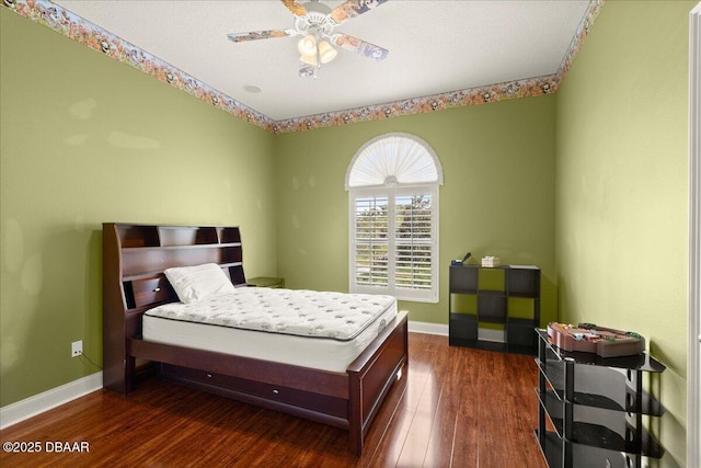 36 Allenwood Look, Ormond Beach, FL 32174 - bedroom with wood finished floors and ceiling fan