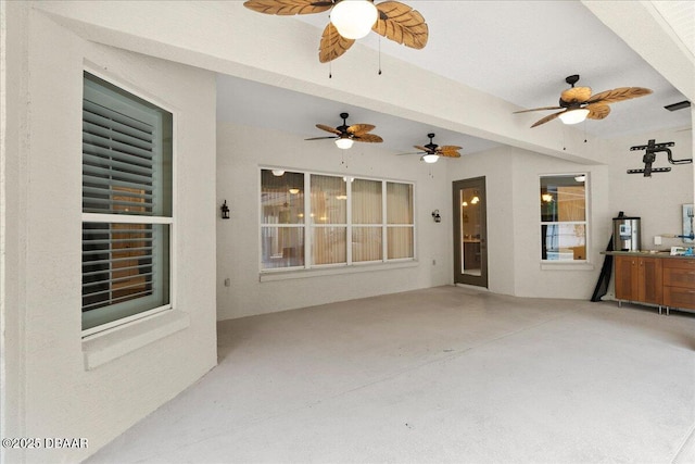 36 Allenwood Look, Ormond Beach, FL 32174 - view of patio with a ceiling fan