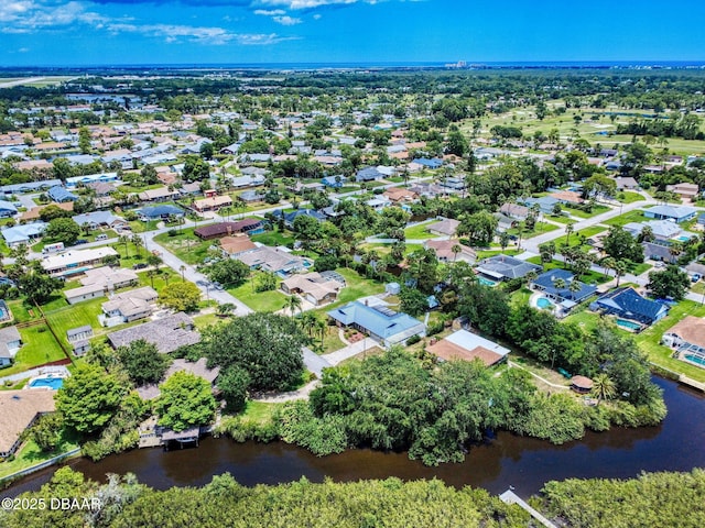 108 Dee St, New Smyrna Beach, FL 32168 - aerial view of residential area with a nearby body of water