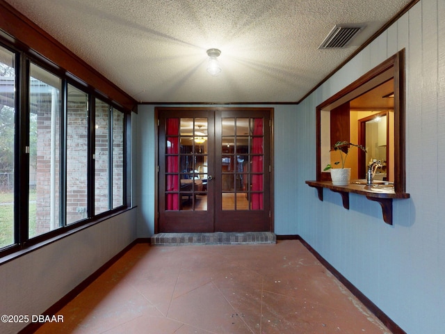 108 Dee St, New Smyrna Beach, FL 32168 - property entrance with french doors and a sink