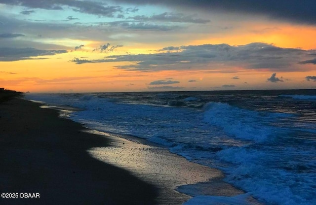 water view featuring nearby beach