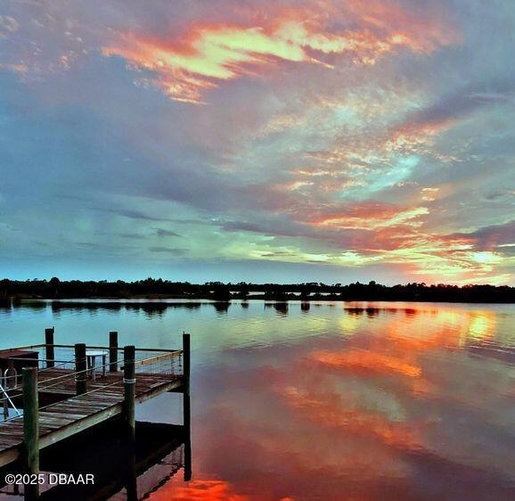 dock with a water view