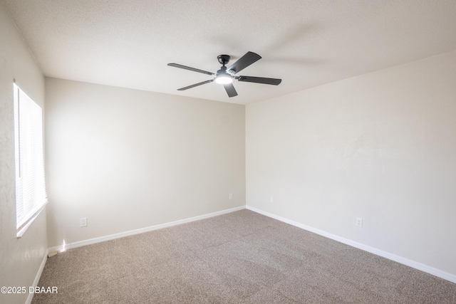 15 Misners Trl, Ormond Beach, FL 32174 - empty room featuring ceiling fan, carpet floors, and baseboards