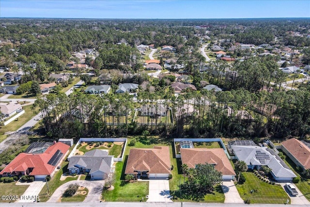 drone / aerial view featuring a residential view