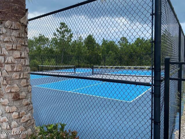 view of tennis court