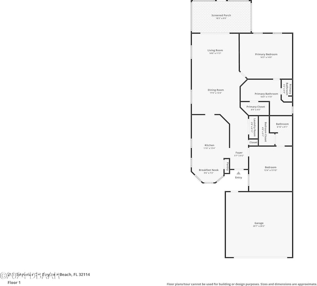 212 Glenbriar Cir, Daytona Beach, FL 32114 - property floor plan