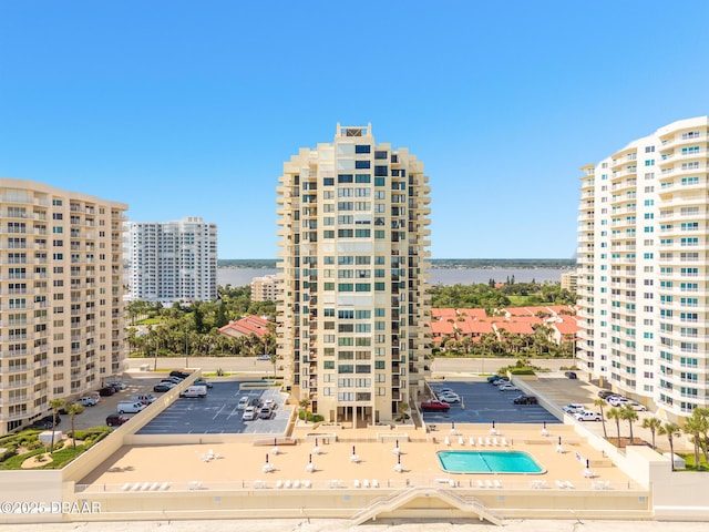 view of property featuring a city view