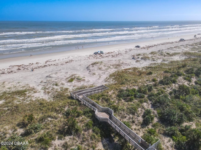 water view featuring a beach view