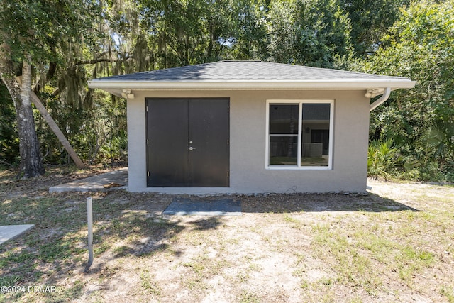 view of outbuilding