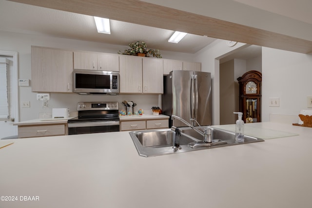 kitchen featuring sink and stainless steel appliances