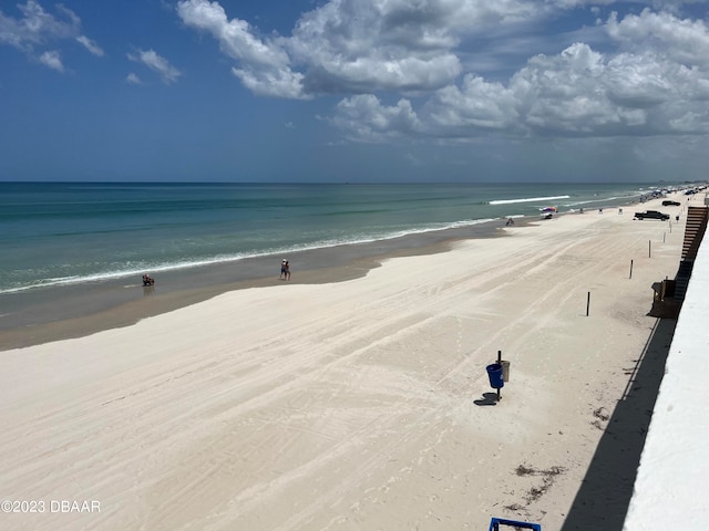 property view of water with a view of the beach