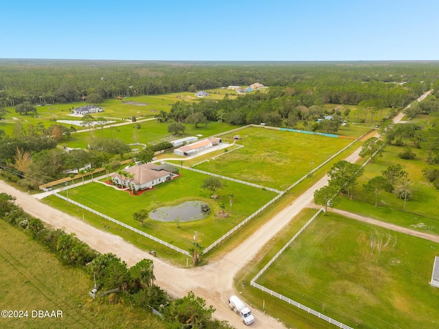 540 Leeway Trl, Ormond Beach, FL 32174 - drone / aerial view of a heavily wooded area