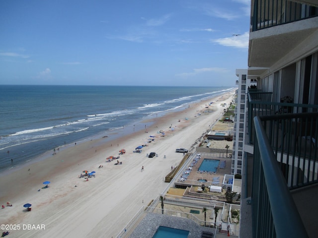 2055 S Atlantic Ave Unit 1004, Daytona Beach, FL 32118 - water view featuring nearby beach