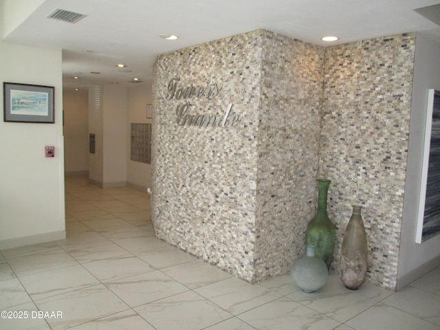 2055 S Atlantic Ave Unit 1004, Daytona Beach, FL 32118 - hallway with recessed lighting