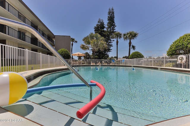 view of pool