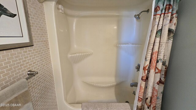 1 Oceans Blvd W Unit 9A3, Daytona Beach, FL 32118 - full bathroom with curtained shower