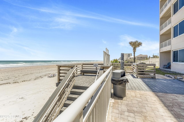 4453 S Atlantic Ave Unit 502, Port Orange, FL 32127 - view of home's community featuring a beach view and a water view
