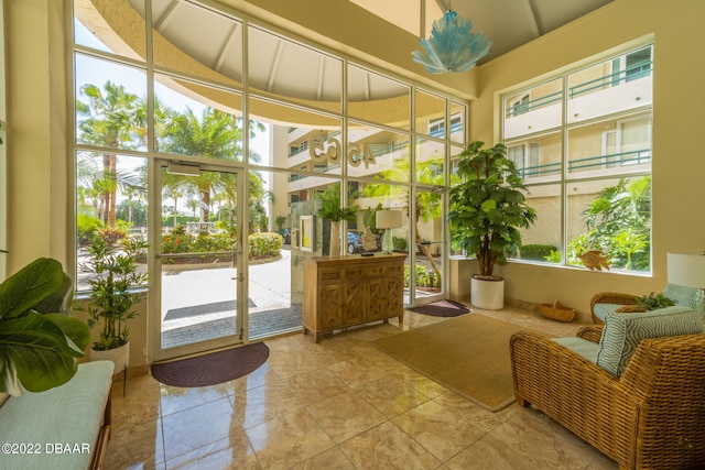 view of community lobby