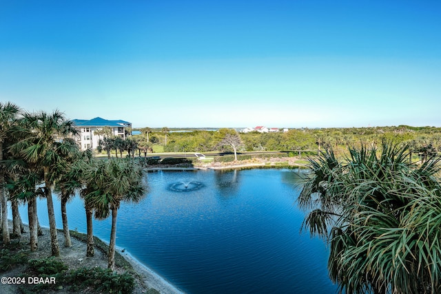 view of water feature