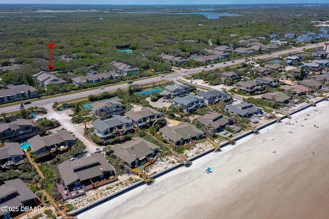 4405 Sea Mist Dr Unit 218, New Smyrna Beach, FL 32169 - aerial view of property's location featuring nearby suburban area and a heavily wooded area
