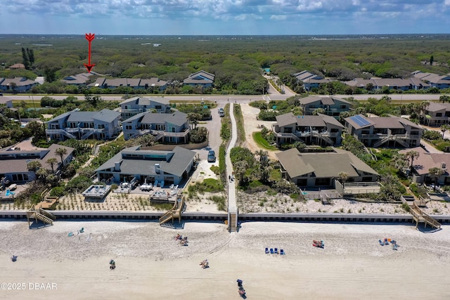 4405 Sea Mist Dr Unit 218, New Smyrna Beach, FL 32169 - aerial perspective of suburban area featuring a forest