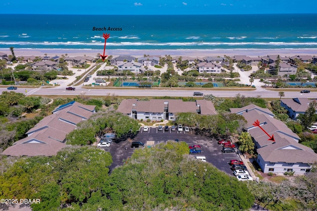 4405 Sea Mist Dr Unit 218, New Smyrna Beach, FL 32169 - aerial perspective of suburban area featuring expansive beach