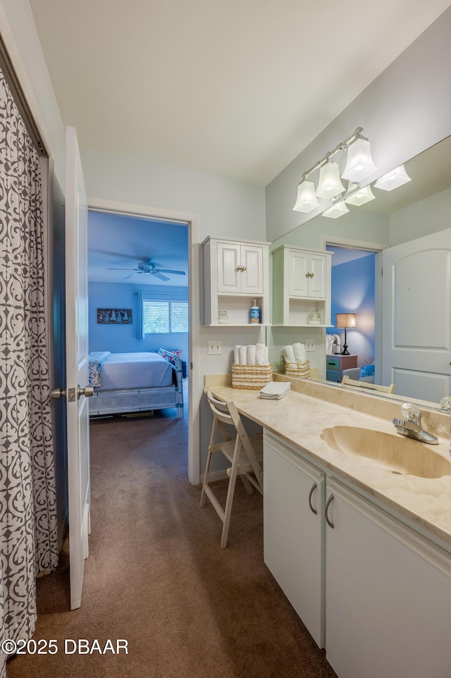 4405 Sea Mist Dr Unit 218, New Smyrna Beach, FL 32169 - bathroom featuring ensuite bath and vanity