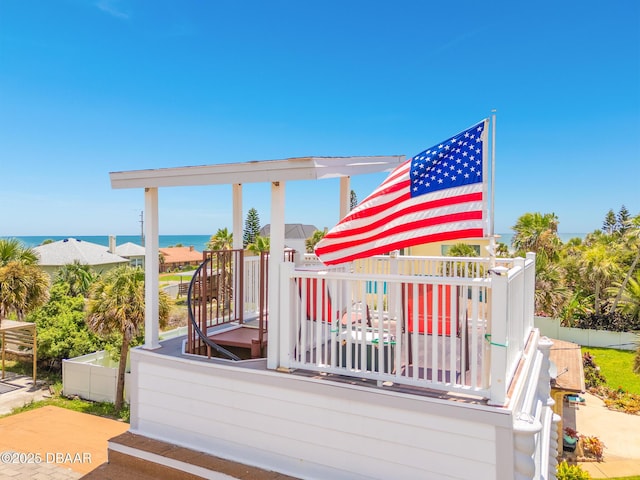 46 Oceanview Ave, Ponce Inlet, FL 32127 - exterior space featuring a water view