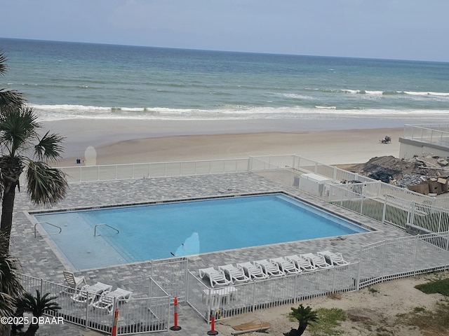2043 S Atlantic Ave Unit 415, Daytona Beach, FL 32118 - community pool with view of water and beach
