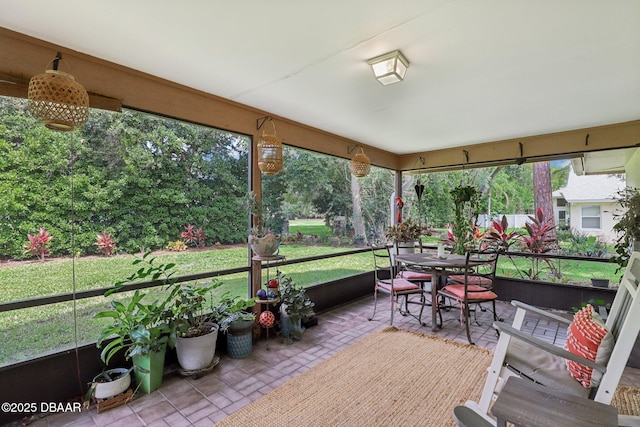 113 Bridgehaven Dr, Palm Coast, FL 32137 - sunroom / solarium with outdoor dining space