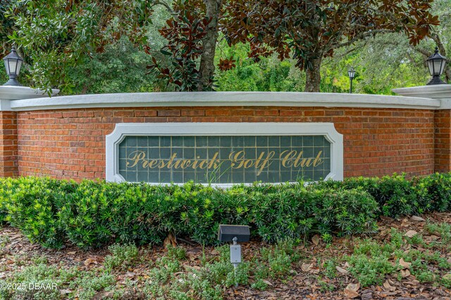 1305 Dovercourt Ln, Ormond Beach, FL 32174 - view of community sign