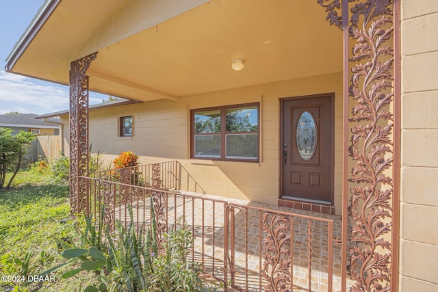 view of property entrance