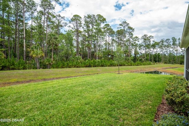 76 Longridge Ln, Ormond Beach, FL 32174 - view of green lawn with a water view