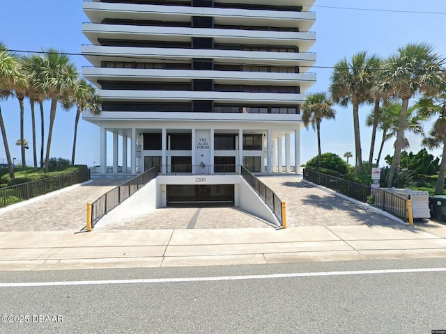 view of property featuring driveway