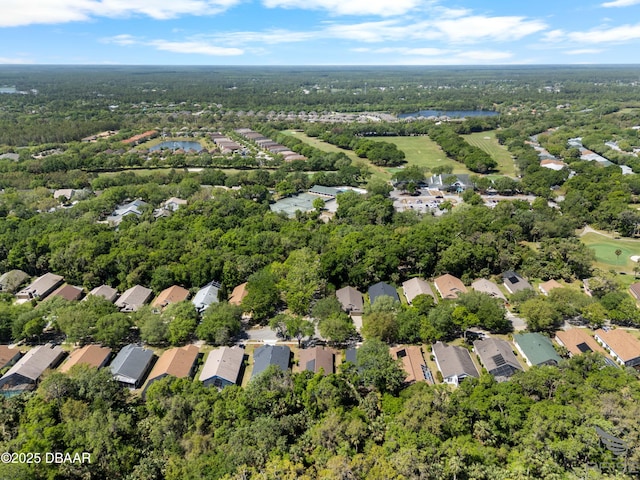 3349 Glenshane Way, Ormond Beach, FL 32174 - aerial view of residential area featuring a large body of water and a local golf course