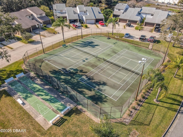 drone / aerial view featuring a residential view