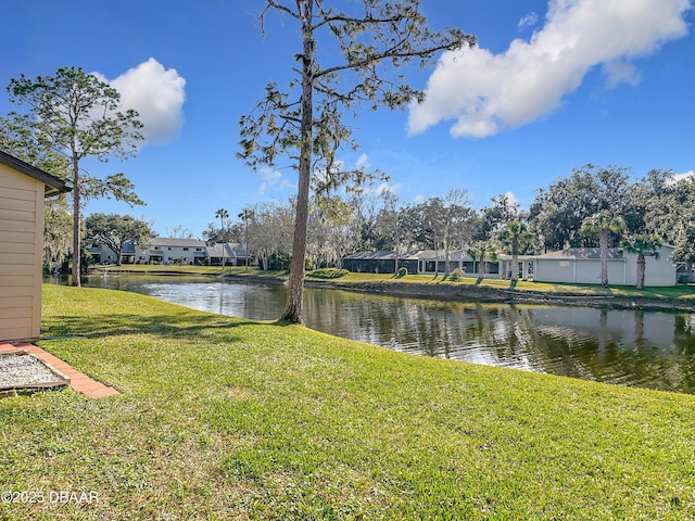 water view featuring a residential view