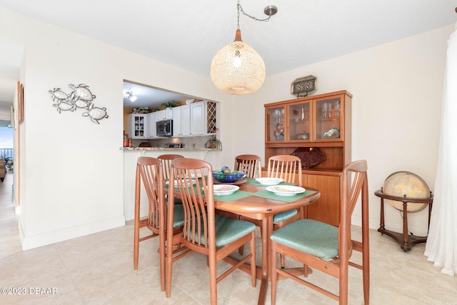 view of dining area