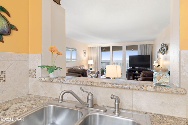 kitchen featuring sink