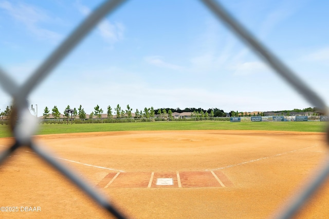 view of community featuring a lawn