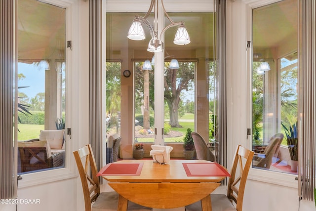 414 Long Cove Ct, Ormond Beach, FL 32174 - dining area featuring healthy amount of natural light and a desk