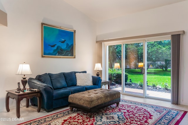 414 Long Cove Ct, Ormond Beach, FL 32174 - living room featuring light tile patterned flooring