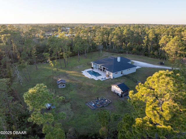 aerial view